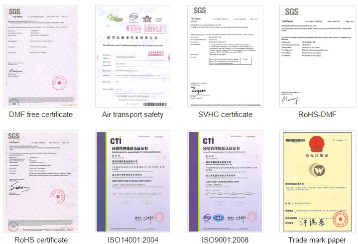 Certificat dessecant