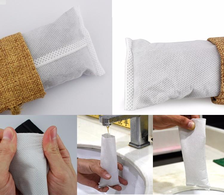 Borsa de carbó de bambú Borratja per a sabates.jpg