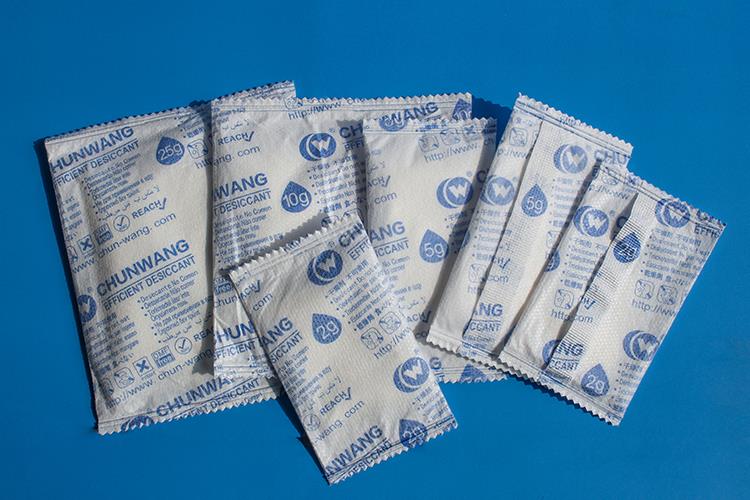 borsa de dessecant amb clorur de calci calcium chloride desiccant pouch