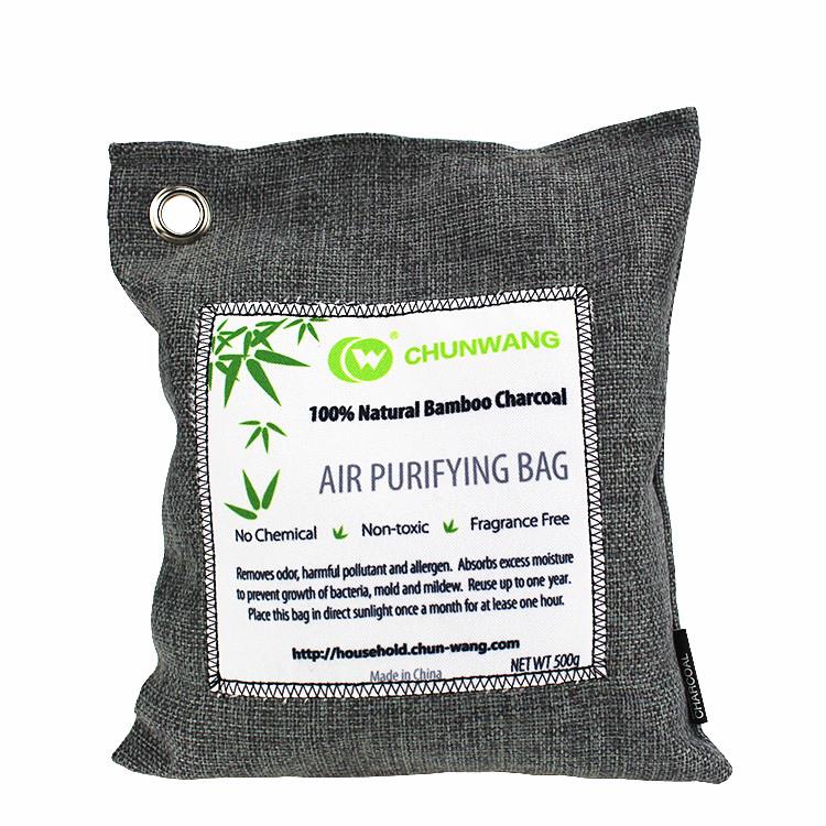 Borsa de bambú de purificador d'aire Purificador verd per prevenir la humitat (2) .jpg