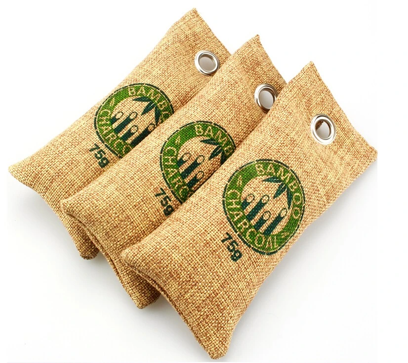 bossa de bambú de carbó vegetal