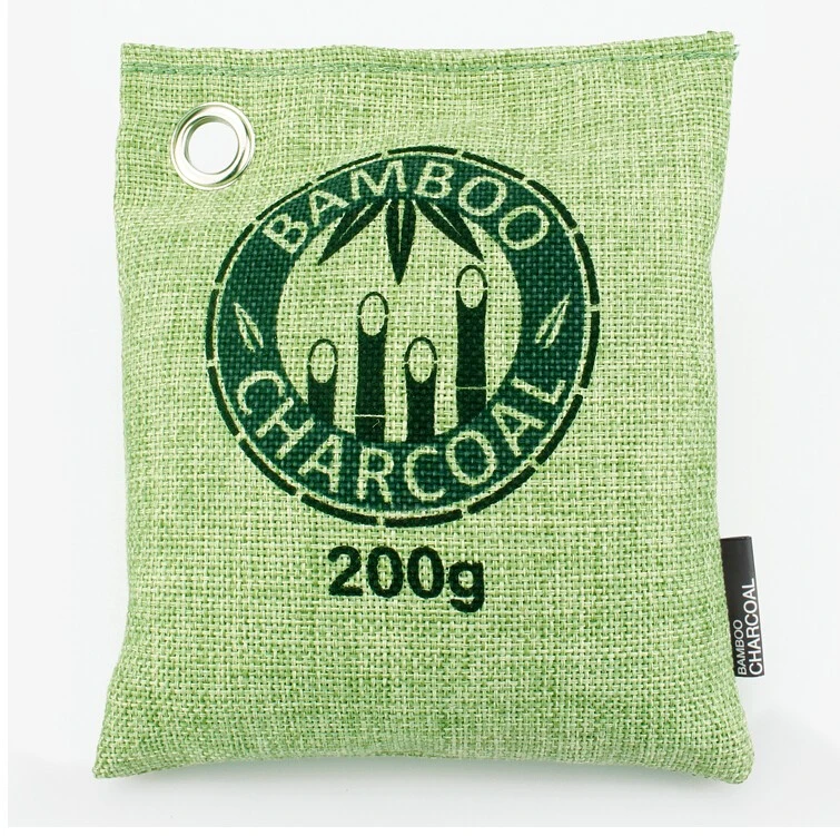 bossa de bambú de carbó vegetal