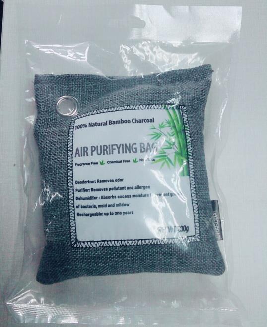 Charcoal odor absorber