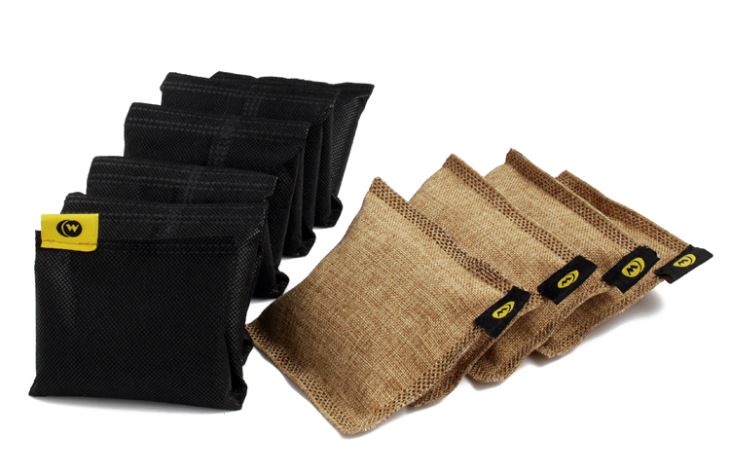 Borsa purificadora d'aire de bambú activada Bosses d'ambient fresc