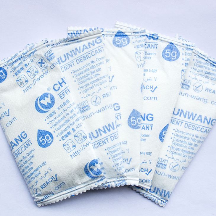 Paquet de dessecants amb clorur de calci 5 grams per a la cura del vestit
