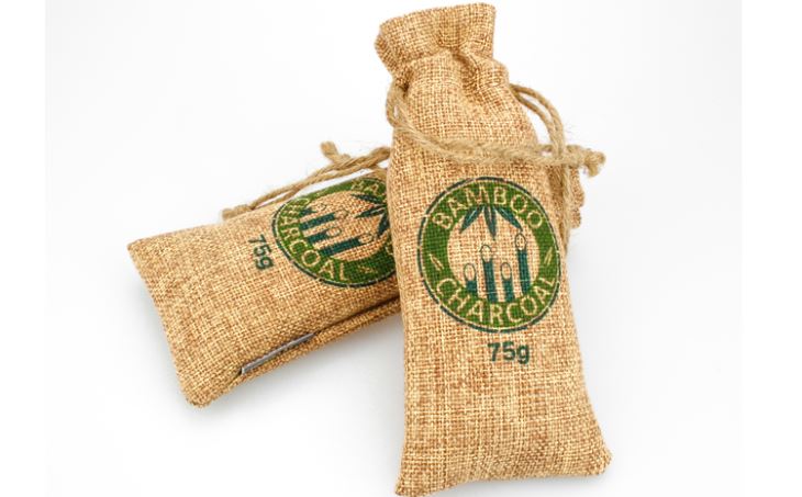 Borsa de carbó desodorant de bambú Purificador d'aire