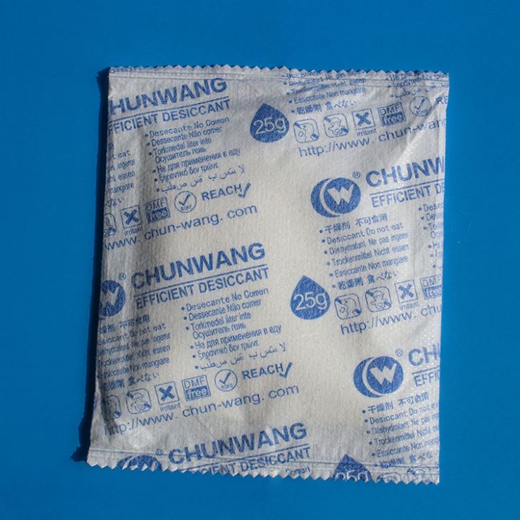Pols Desiccant clorur de calci 25 Gram de solució d'envasament