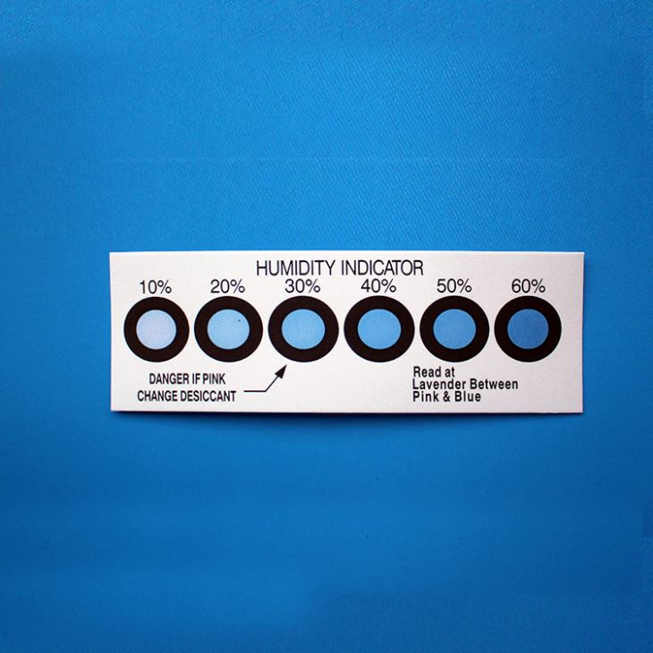 6dolts Pcb Packing Humidity Indicator Card