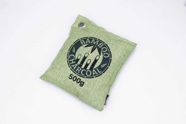 Borsa de carbó de bambú Absorció d'olor Aigua fresca
