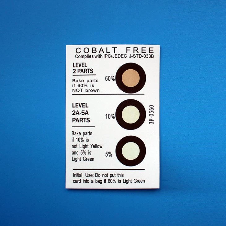 Humidity Indicator Card Avaliable For Customized Printing