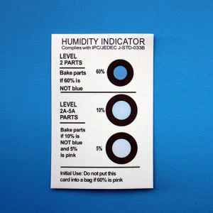 Targeta d'indicador d'humitat 5% -60%