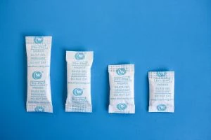 Sacs de sílice envasos per a aliments, cosmètics o medicaments