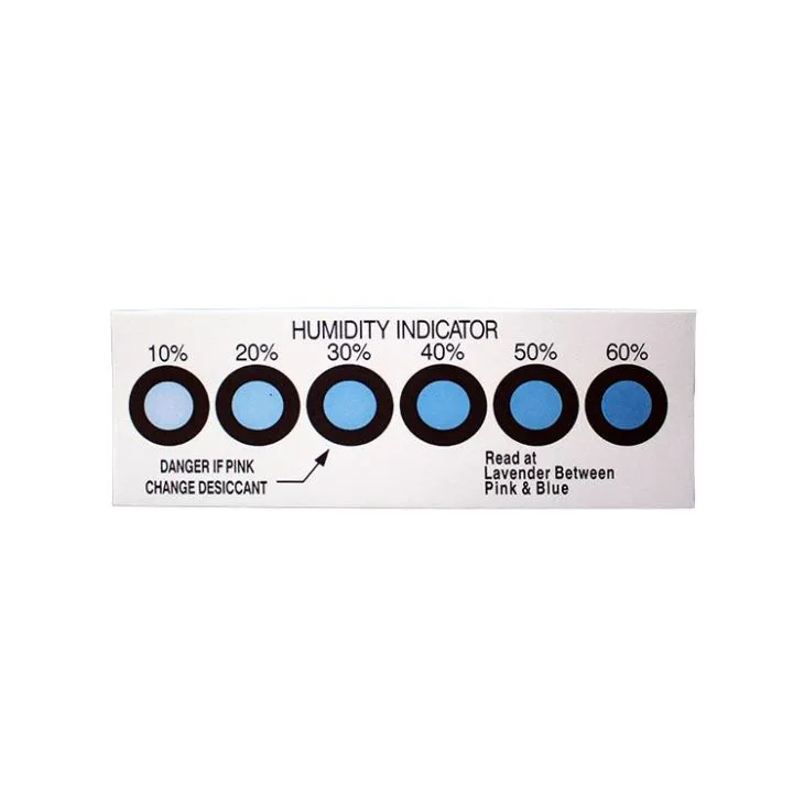 6 Point Blue To Pink Humidity Indicator