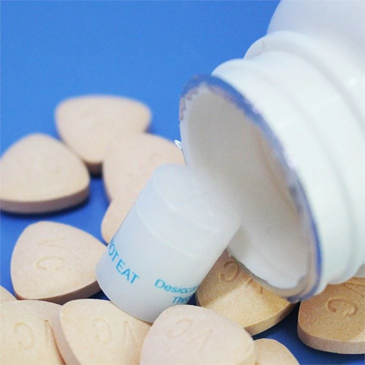 Bote dessecant per a gel de sílice farmacèutic