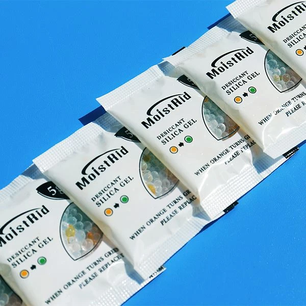 Gel de sílice indicador 5g per a l'emmagatzematge d'aliments